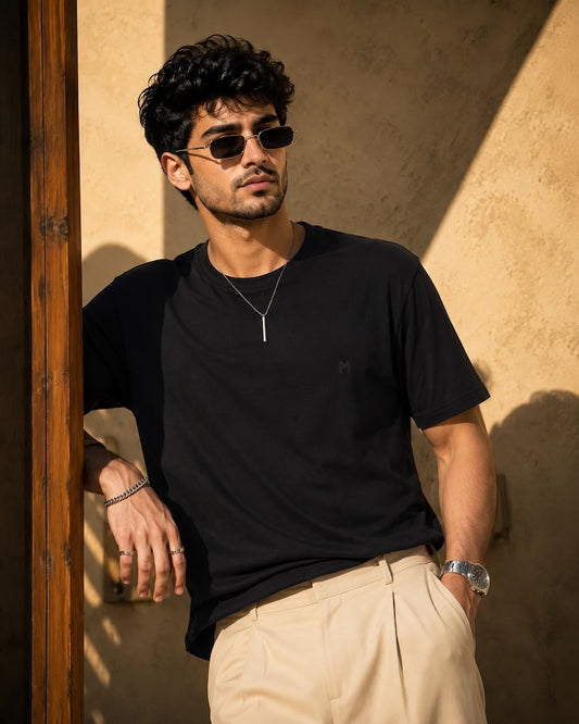 CottonCore Black T-shirt