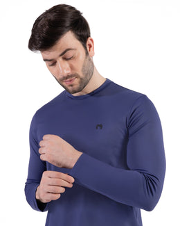 MOVvT ProFlex Long-Sleeve Training Tee - 5804 Blue